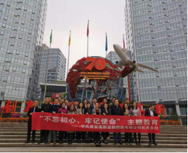 高新金控机关党支部组织 党员干部参观“追寻先辈足迹、传承红色基因”西安党史巡回展