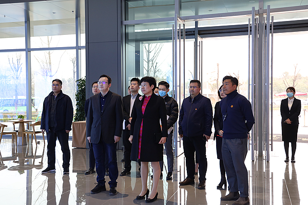 高新区投合委主任王峰一行调研指导西安电子谷、丝路（西安）前海园项目
